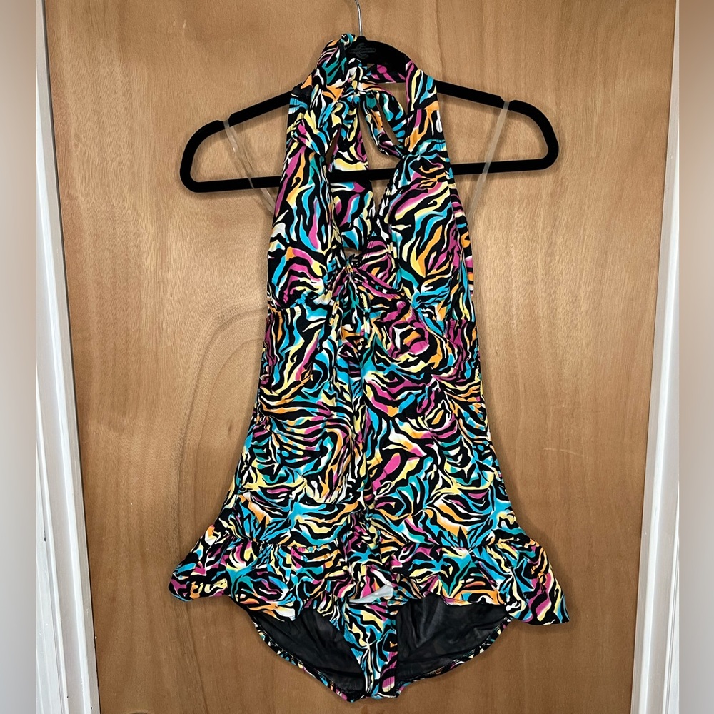 Torrid tummy control one piece bathing suit
